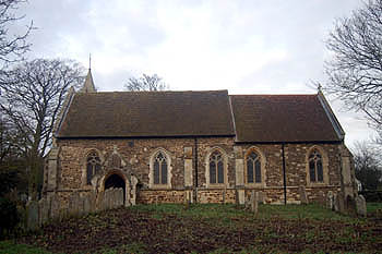 The church from the south January 2008